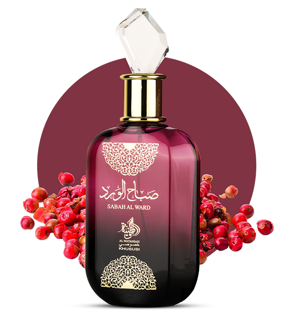 Frasco do perfume Al Wataniah Sabah Al Ward
