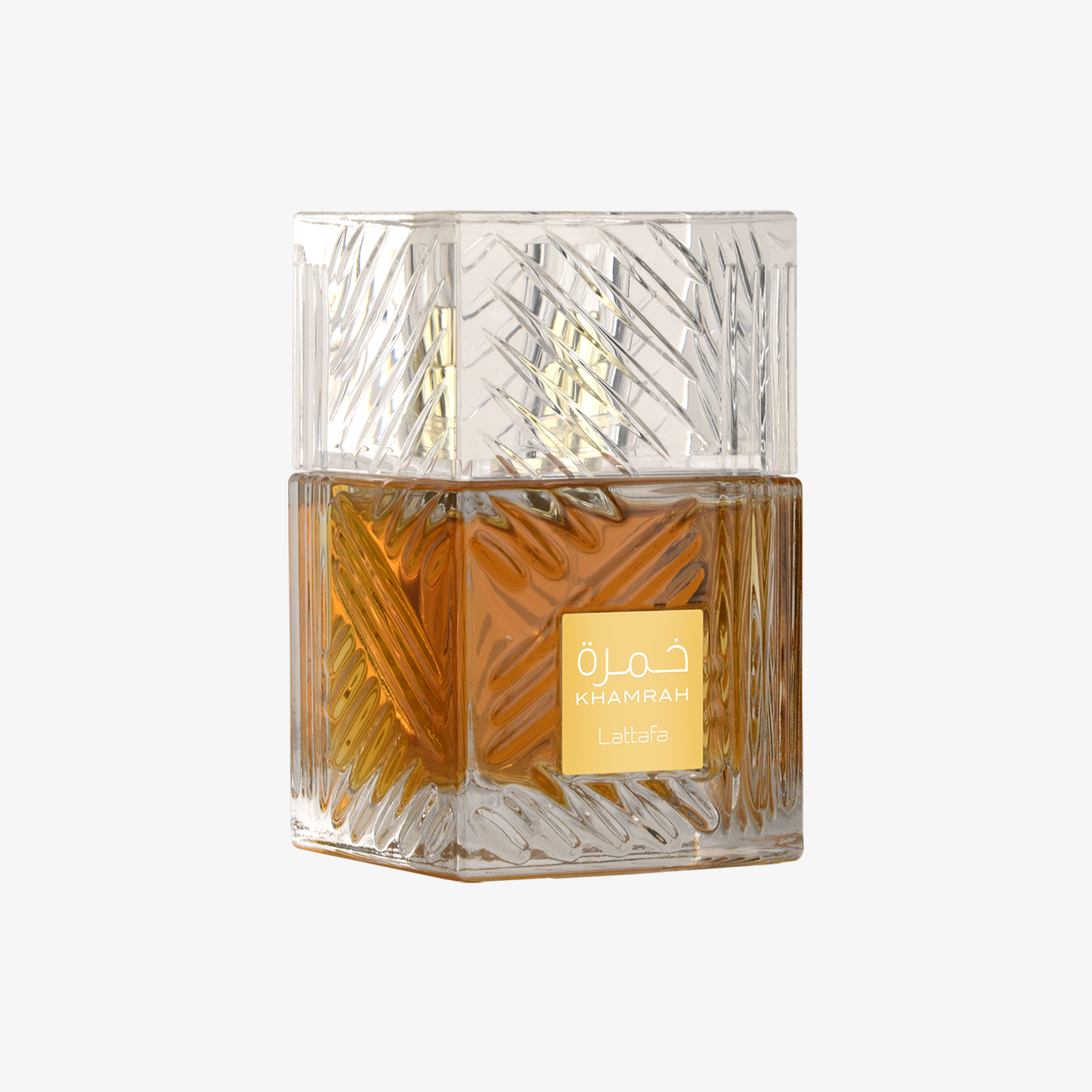 Frasco do perfume Lattafa Khamrah